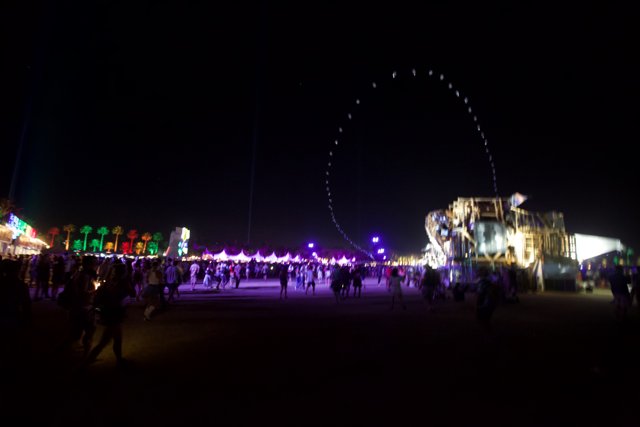 Metropolis under the Night Sky: A Spectacular Light Show at Coachella 2016