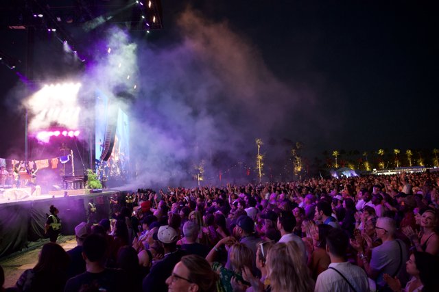 Electric Nights at Coachella 2024: A Lively Capture