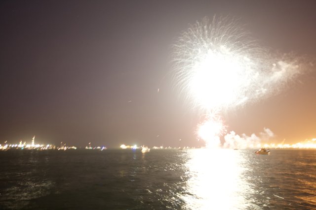 Explosive Celebration on the Waterfront
