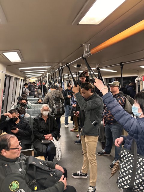 Rush Hour on the San Francisco Subway