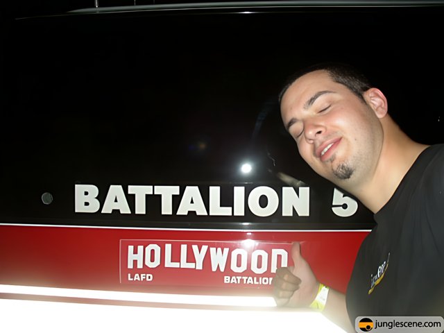 Battalion 5 Fire Truck with Dave B