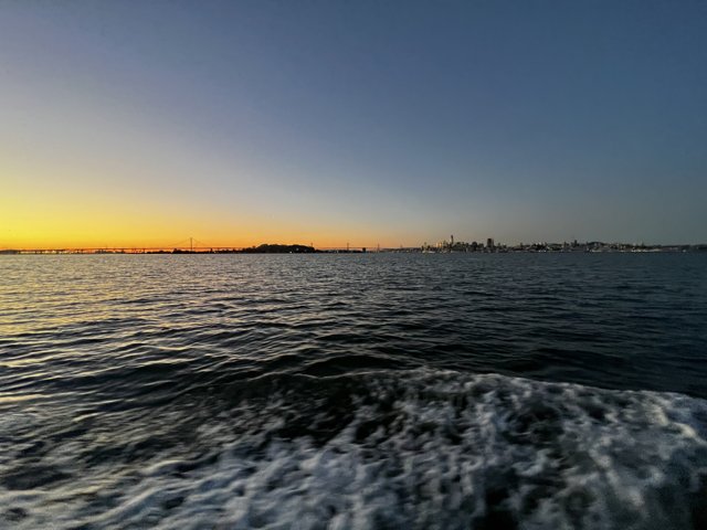 Golden Hour over San Francisco Bay