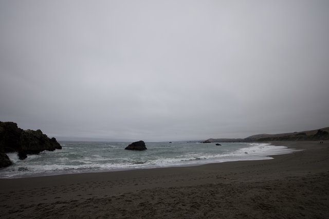 Moody Overcast Cove on the Northern California Coast