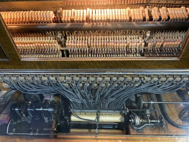 The Inner Workings of an Old Piano