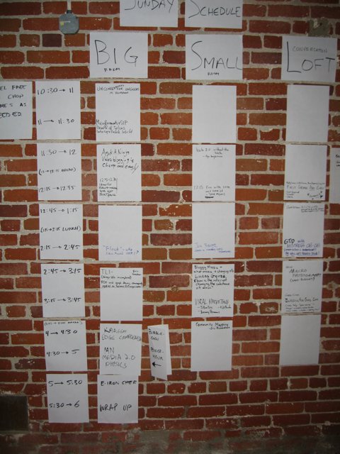 Collaborative Notes on a Brick Wall
