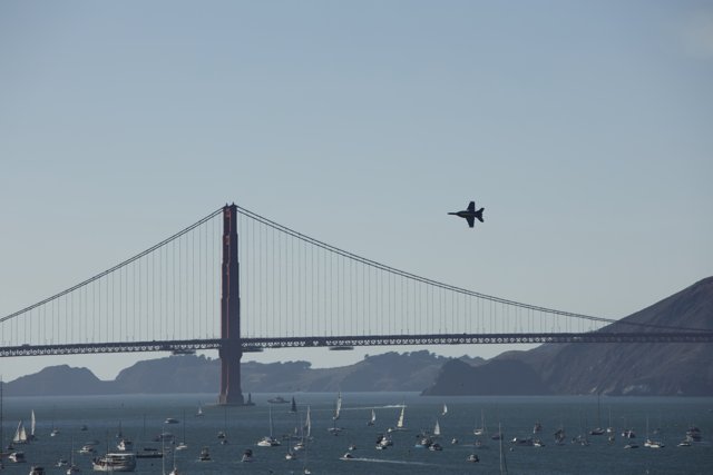 Flight Over Iconic Golden Gate