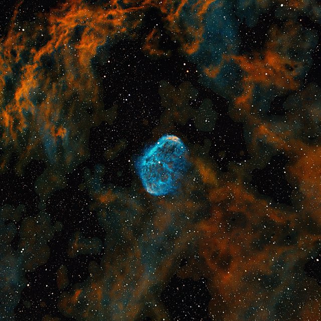 NGC 246 Skull Nebula in Deep Space