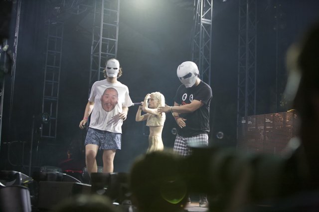 Stage Performance With Masks