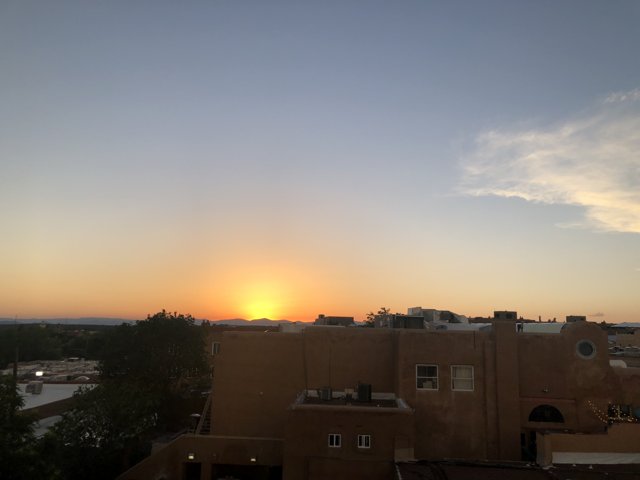 The Colors of Santa Fe's Sunset