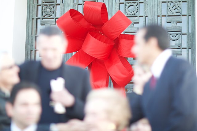 Unveiling of the Big Red Bow