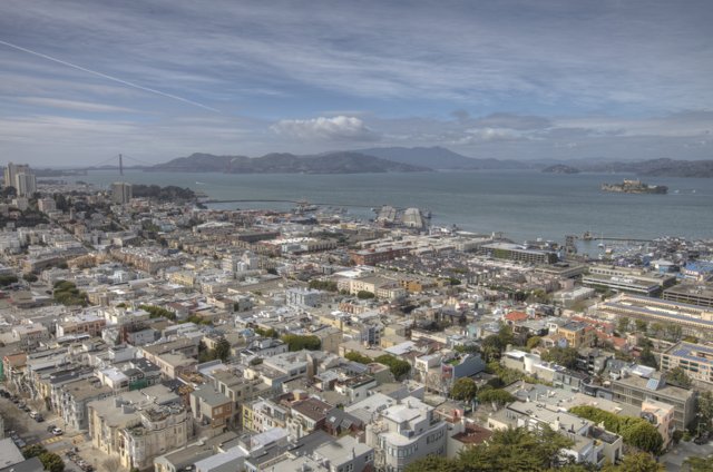 Panoramic View of San Francisco Metropolis