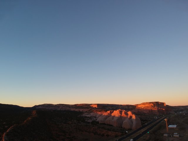Majestic Sunset over Mesa