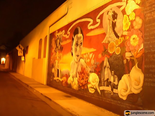 Night-time Urban Mural