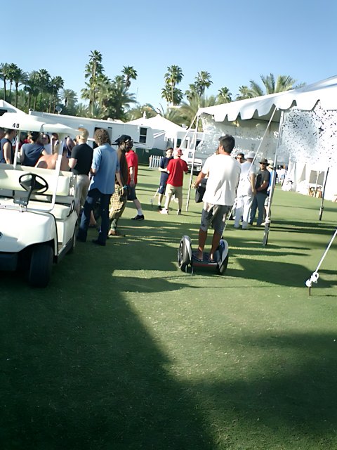 The Golf Cart Push