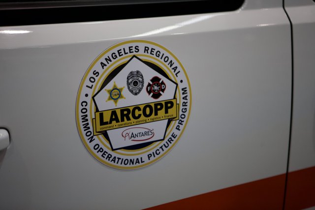 Larcop Logo on Vehicle