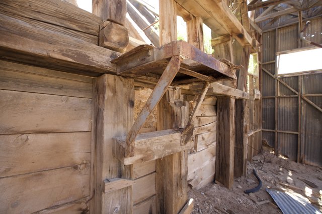 Inside the Wood-laden Barn
