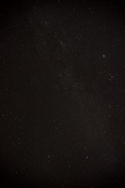 Stargazing under the Winter Milky Way