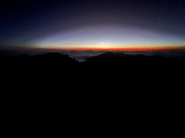 Sunrise Over Haleakalā Mountains