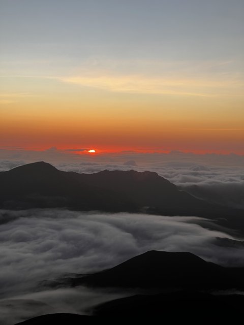 Sunrise over the Majestic Mountain Range