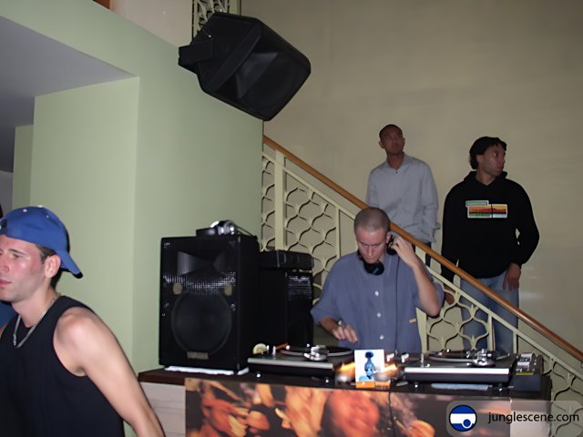DJ Performance at Staircase Party