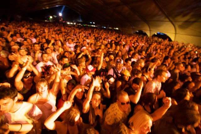Jam-packed crowd at Coachella concert