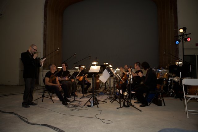 Musical Ensemble in an Empty Room