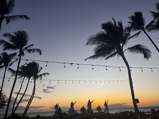 Sunset Dance Party in Maui