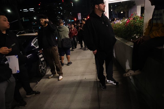 Night Crowd Gathers Outside Wobbleland 2026 Venue