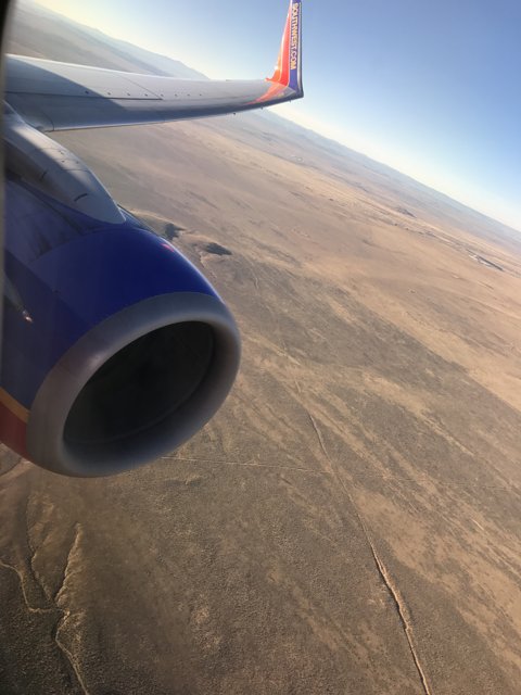 Flying across the Southwest