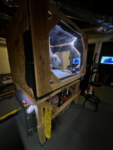 Plywood Computer Room
