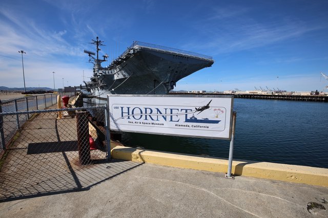 USS Hornet Aircraft Carrier Museum in Alameda