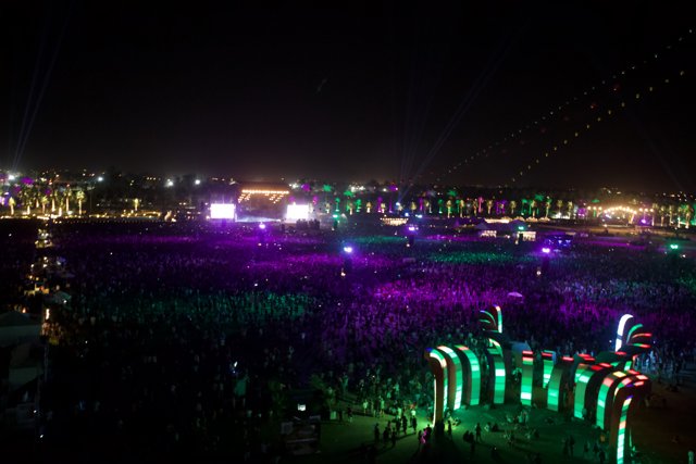 Electrifying Nightlife at Coachella Music Festival