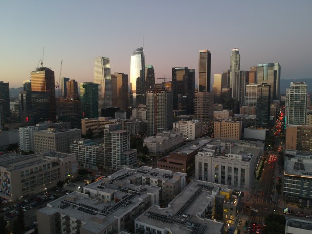 Overlooking the Vibrant LA Metropolis