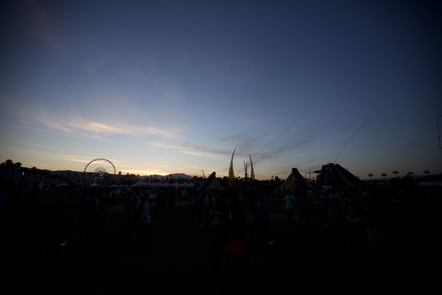 Sunset Silhouettes at Coachella