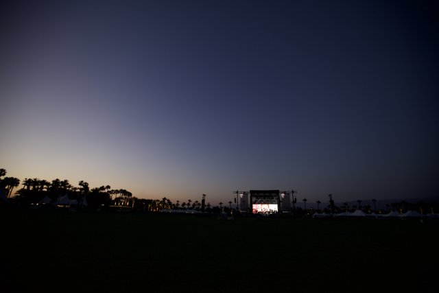 Stage in the Sunset