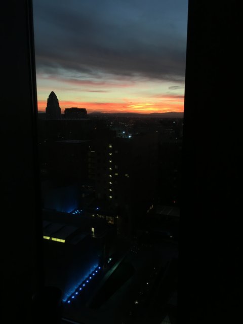 Sunset View from the Broad Building