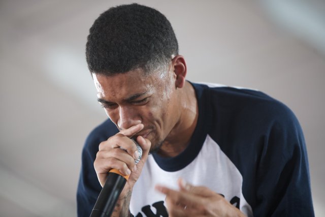 Hodgy Commands the Stage