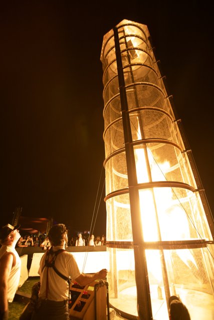 Towering Flames at Coachella
