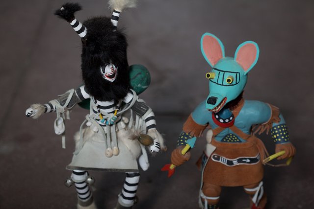 Kachina and Coyote Dolls