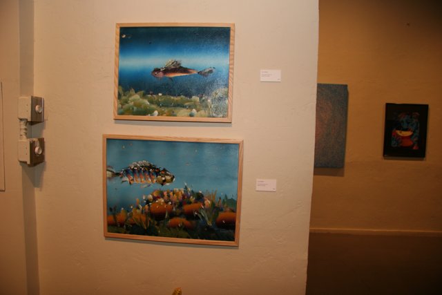 A Duet of Fish Paintings