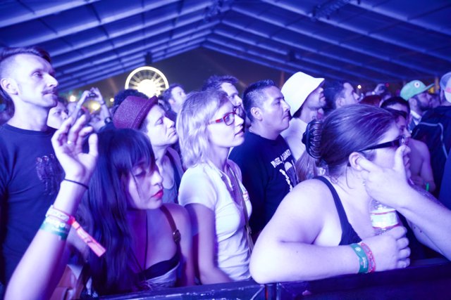 Partygoers rock out to the beats at Coachella