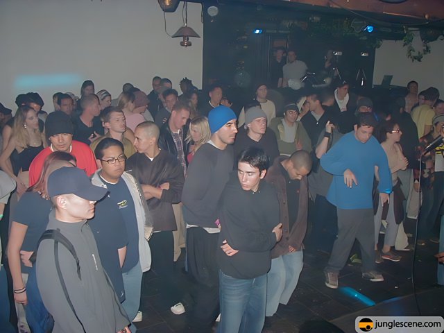 Nightclub Fun with a Stylish Crowd