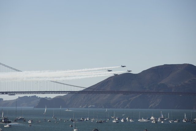 Skyward Squadron Over San Francisco Bay