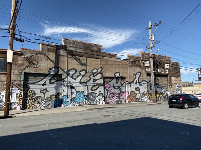 Urban Art: Graffiti on a San Francisco Building