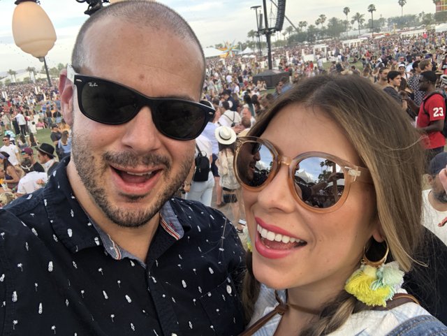 Selfie Time at the Music Festival