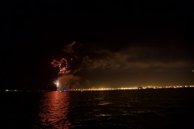 Cityscape Fireworks Spectacular