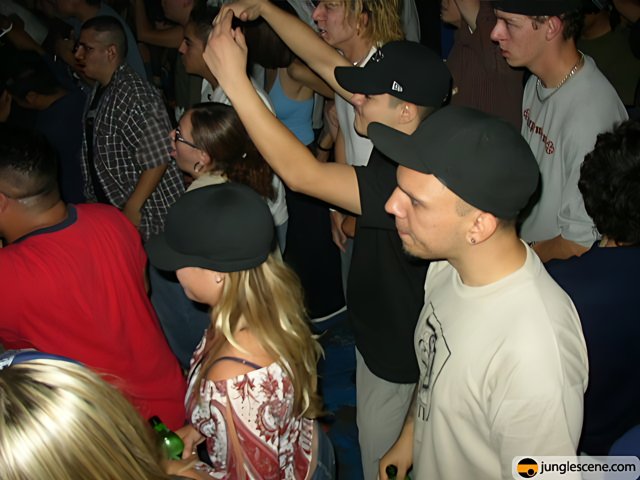 Partygoers at the Nightclub