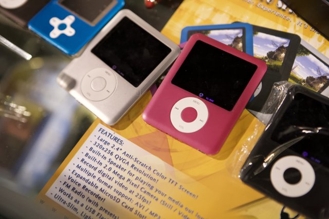 A Table Full of iPods