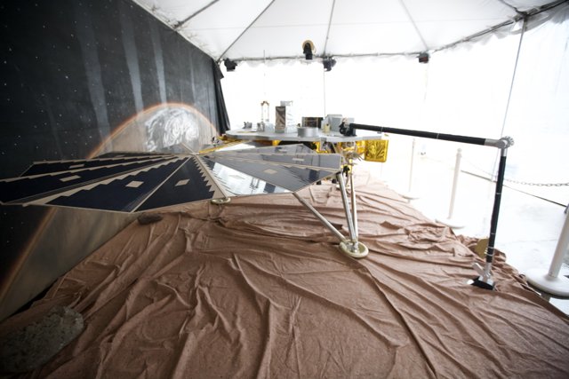 Mysterious Object Takes Shelter Under Red Planet Tent