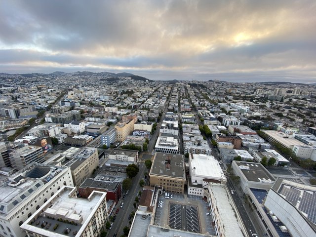 A Spectacular Aerial View of San Francisco's Urban Landscape